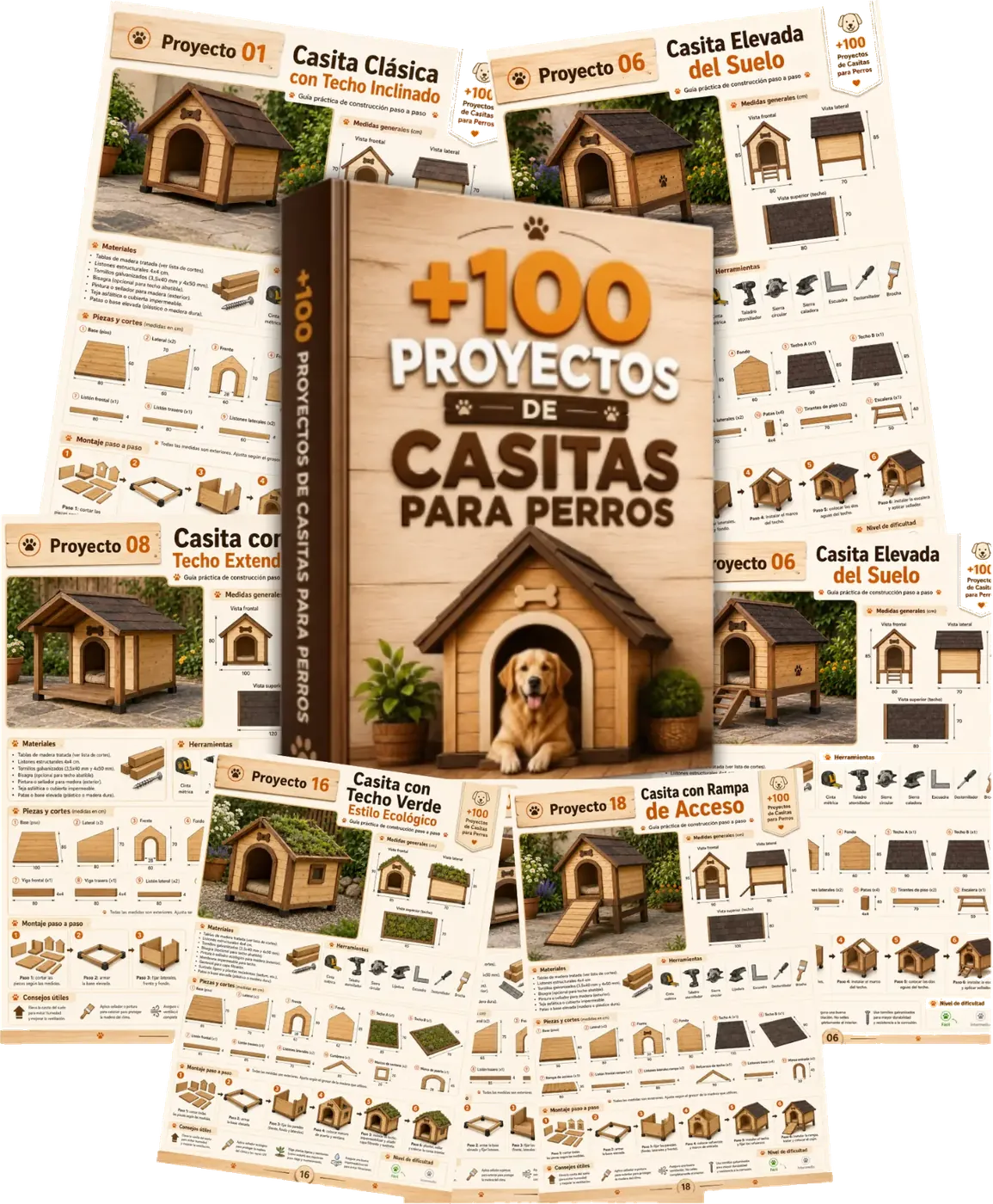 +100 Proyectos de Casitas para Perros