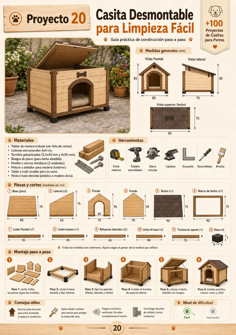 Proyecto de casita para perro